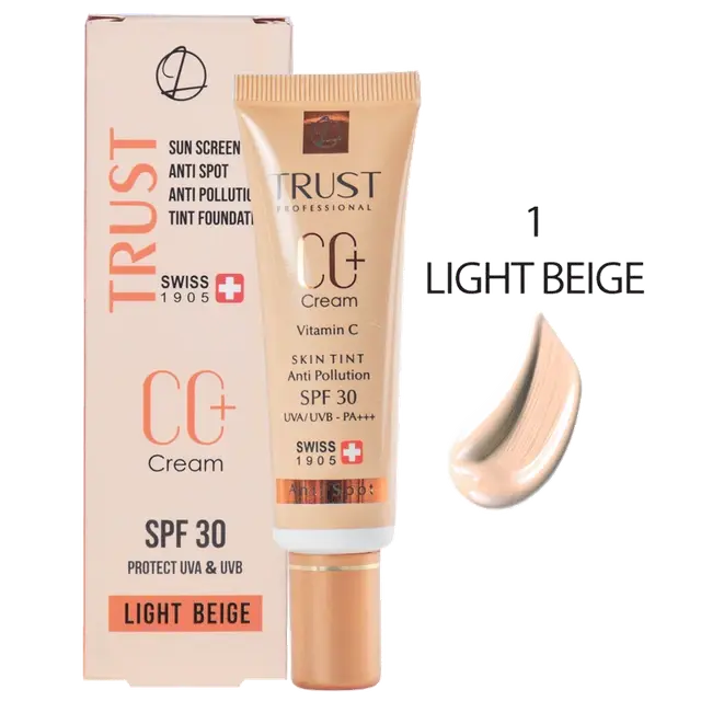 سی سی کرم پلاس تراست شماره 1 (بژ روشن)