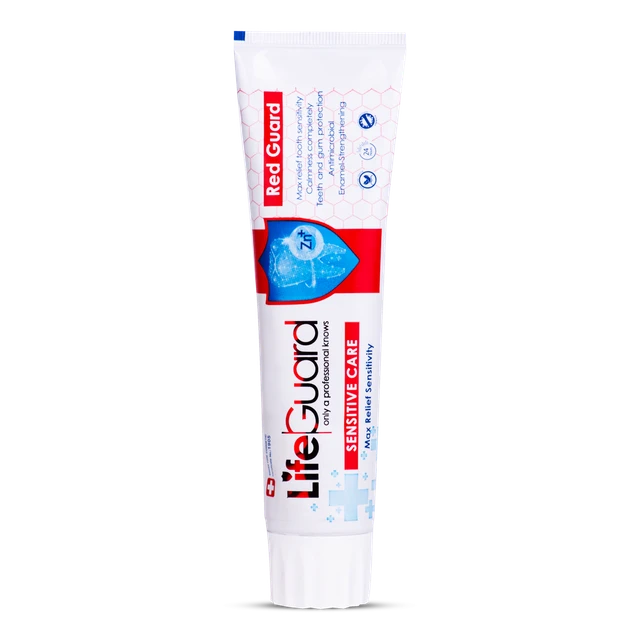 خمیر دندان حساس (Red Guard) برند لایف گارد با حجم 120 گرم