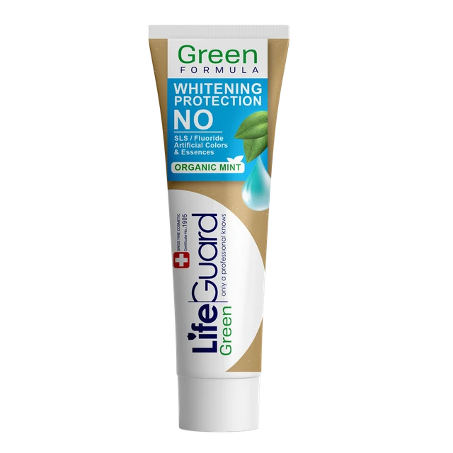 خمیر دندان سفیدکننده گرین برند لایف گارد با حجم 100 گرم